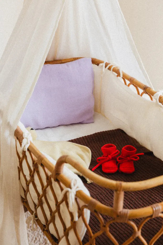 Merino lamswollen babydeken Kiki – 100% merino lamswol – HVID