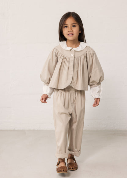 Broekje Plano - Katoen - Mercury Grey/Beige - MarMar Copenhagen