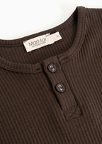 Langarm-Oberteil Dark Roast – Modal & Bio-Baumwolle – MarMar Copenhagen