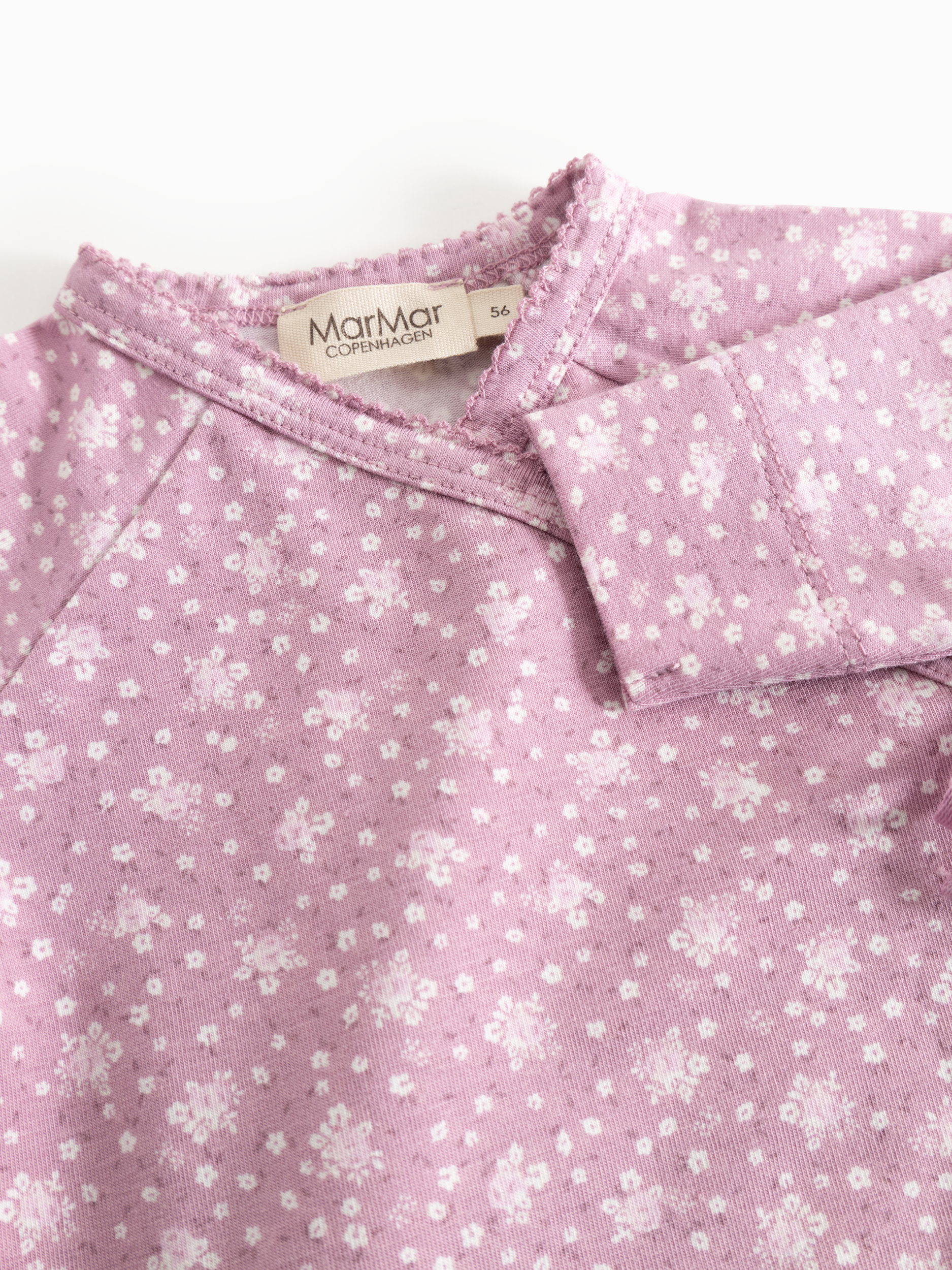 Overslagtop Tut Wrap LS Lit de Rose – Modal & biologisch katoen – MarMar Copenhagen