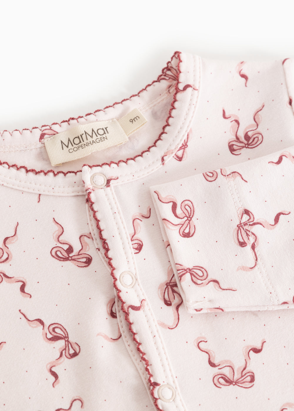 Ruka Strampler – Bows – Modal Smooth Print – MarMar Copenhagen
