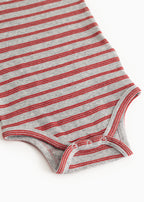 Benedicte Cherry Stripe – Romper – Modal Fine Rib – MarMar Copenhagen