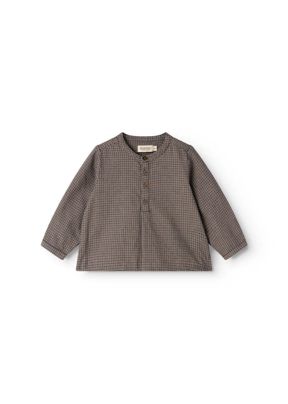 Totoro Overhemd – Structured Cotton – Houndstooth Check – MarMar Copenhagen