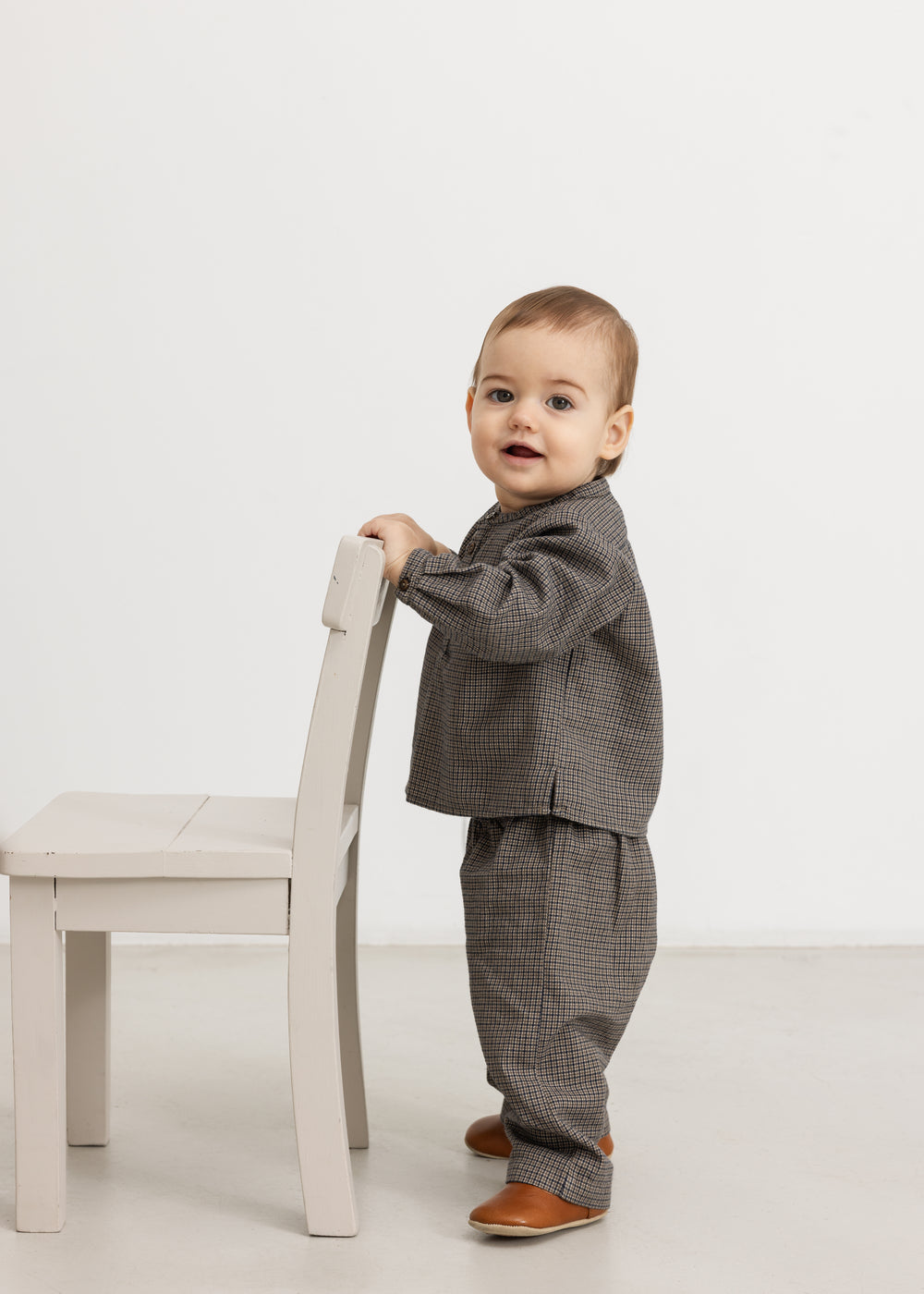Panto Broek – Structured Cotton – Check – MarMar Copenhagen