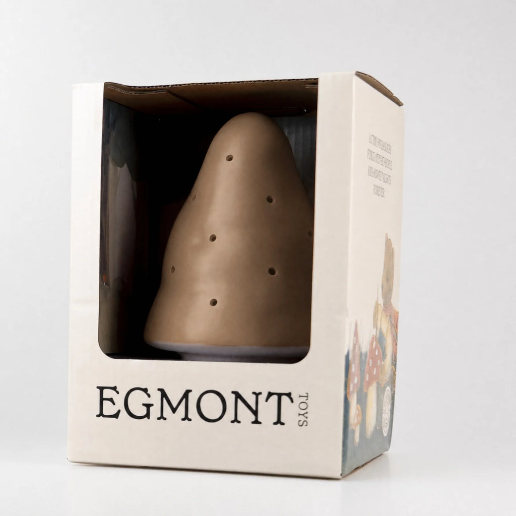 Nachtlicht Pilz Klein – Schokolade mit Dimmer – 28 cm – Egmont Toys