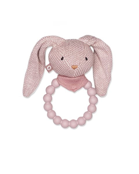 Bunny rattle - Silicone ring - Smallstuff