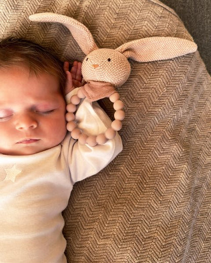 Bunny rattle - Silicone ring - Smallstuff