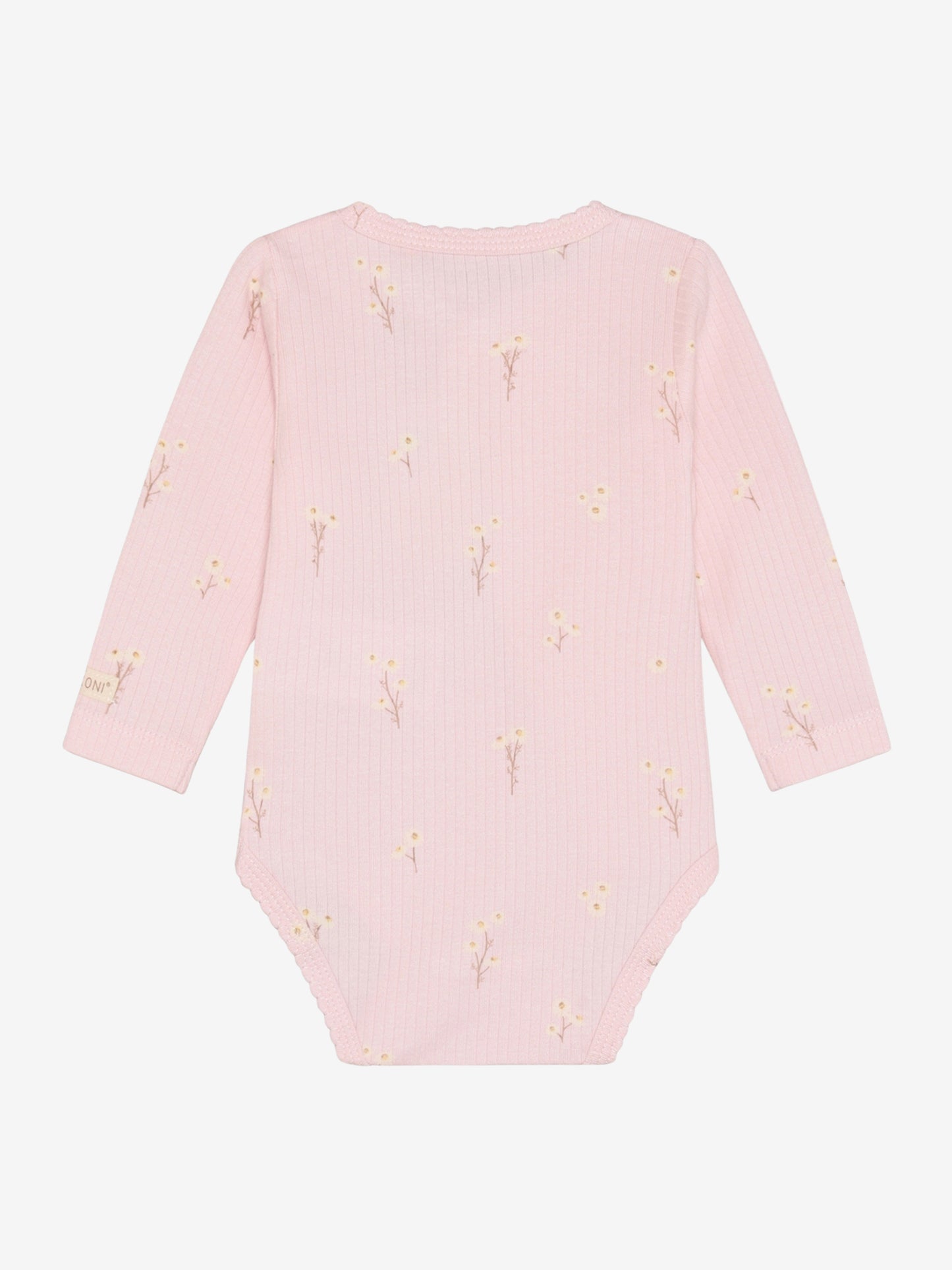 Envelope romper - Modal/cotton blend - Pink/Potpourri - Fixoni