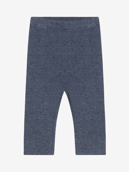 Leggings - Modal/Baumwolle - Dunkelblau/Vintage Indigo Melange - Fixoni