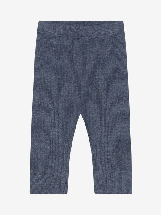 Legging - Modal/katoen - Donkerblauw/Vintage Indigo Melange - Fixoni