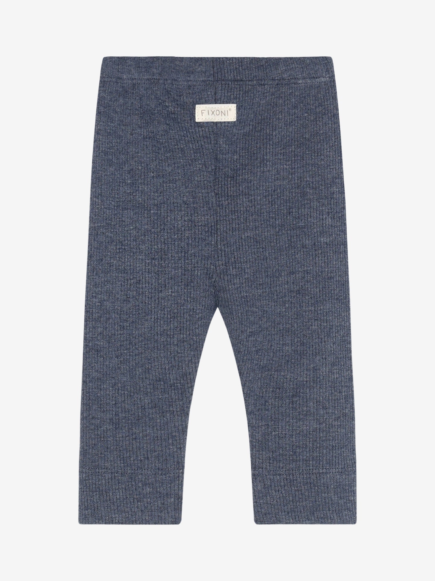 Leggings - Modal/Baumwolle - Dunkelblau/Vintage Indigo Melange - Fixoni