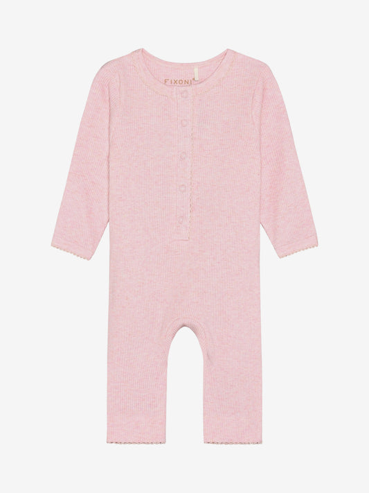 Boxpakje - Modal/Katoen - Roze/Bleached Mauve Melange - Fixoni
