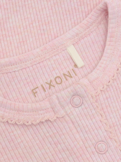 Boxpakje - Modal/Katoen - Roze/Bleached Mauve Melange - Fixoni