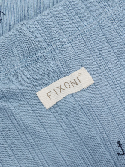 Baby legging - Biologisch katoen - Mountain Spring/Blauw - Fixoni
