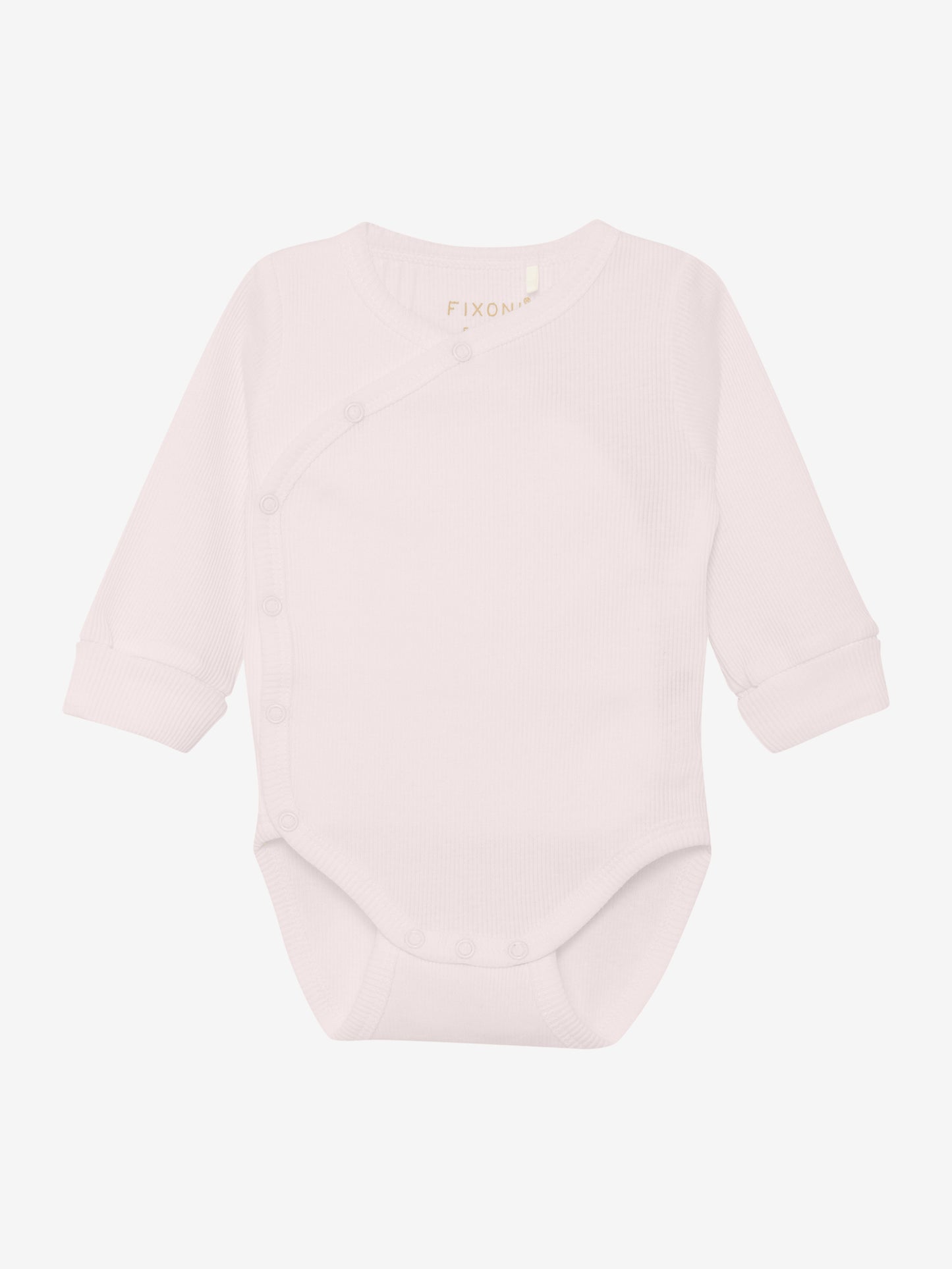 Wrap Body Long Sleeve - Organic Cotton - Hushed Violet - GOTS - Fixoni