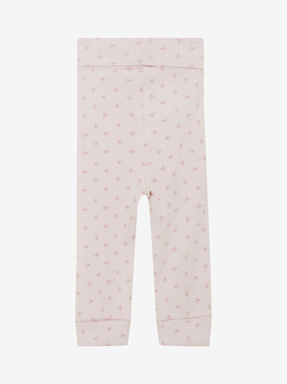 Leggings - Organic Cotton - Pink/Hushed Violet - Fixonia