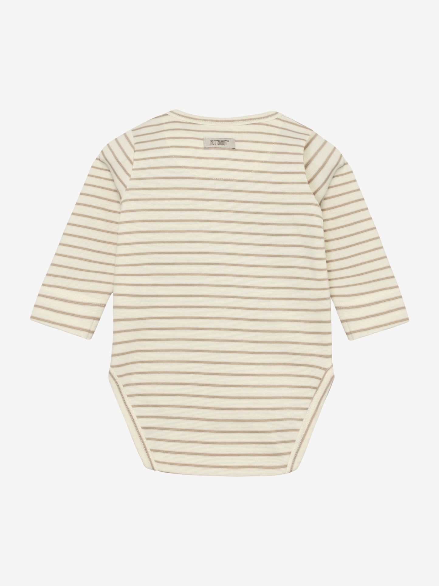 Romper lange mouw - Biologisch katoen - Body LS YD Stripe - White Pepper - Huttelihut