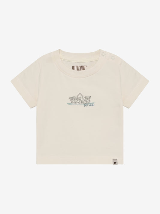 T-shirt korte mouw - Katoen - Wit/Antique White - Huttelihut
