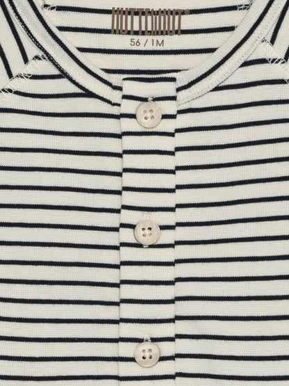 Boxpakje - Biolgisch katoen - Romper LS YD Stripe - Navy Blazer - Huttelihut