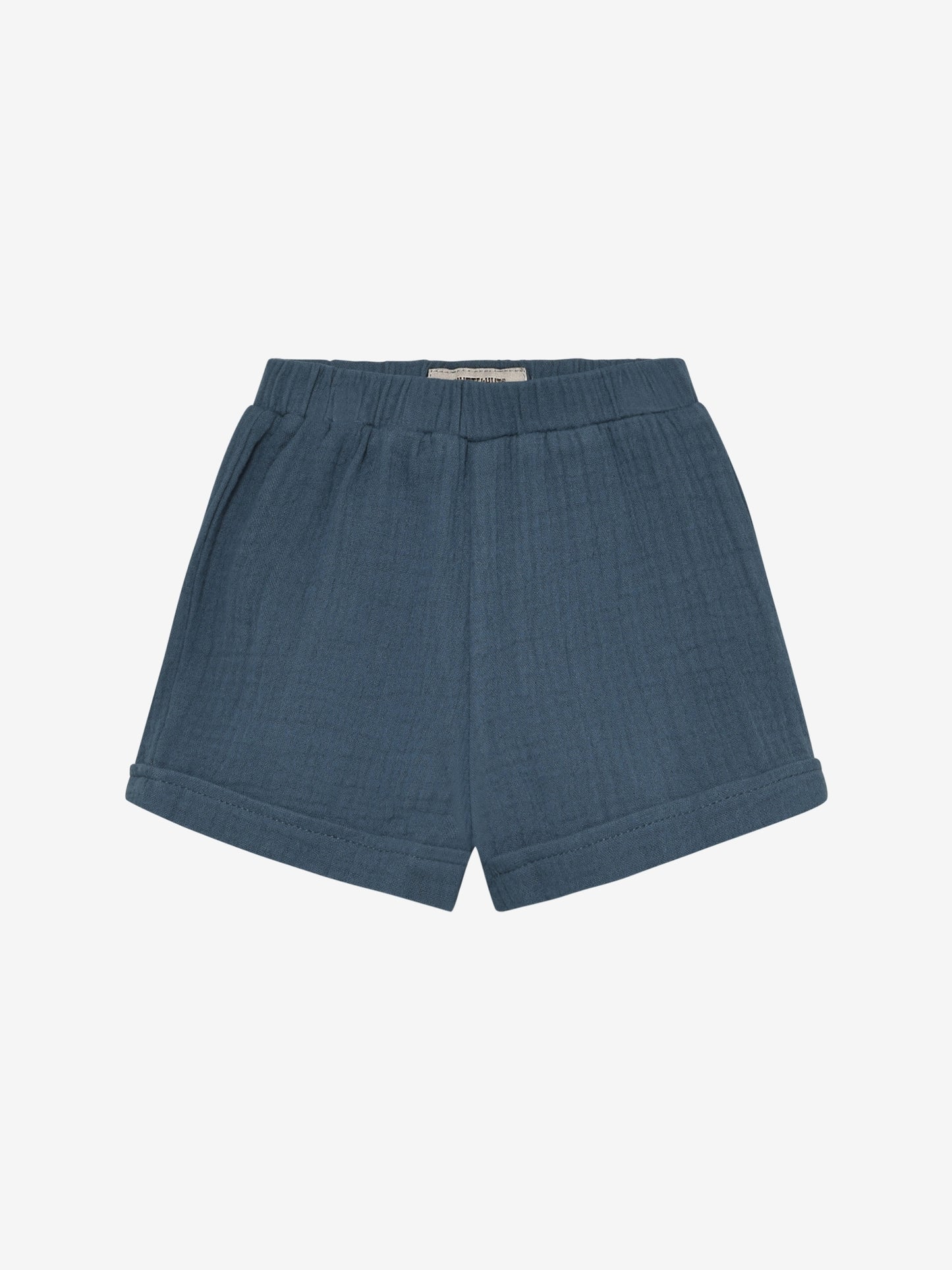 Kurze Hose - Baumwollmusselin - Baby Musselin Shorts - Bering Sea - Huttelihut