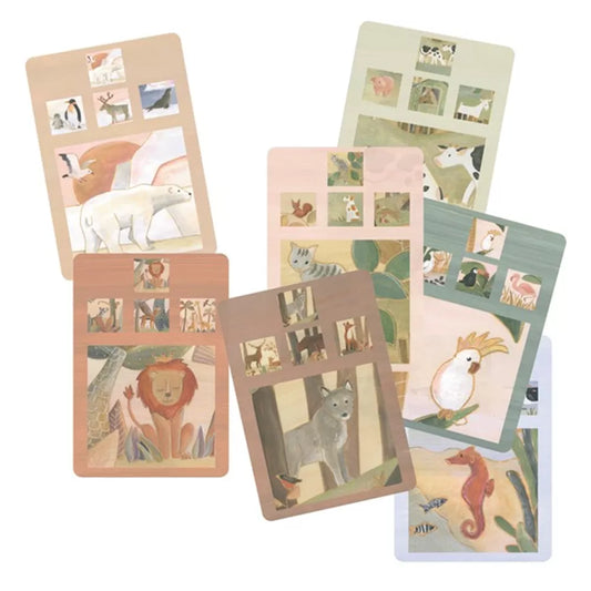 Family Quartet Animals - FSC cardboard - 3+ years - Egmont Toys
