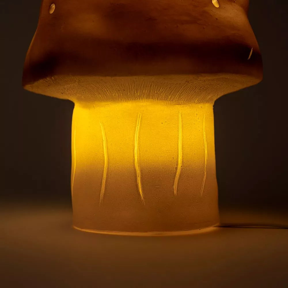 Nachtlicht Pilz Klein – Schokolade mit Dimmer – 28 cm – Egmont Toys