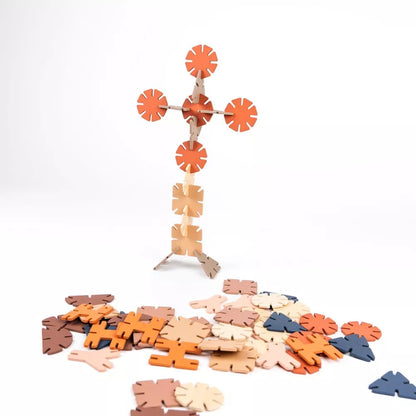 Wooden Connecting Shapes - 3+ years - Egmont Toys