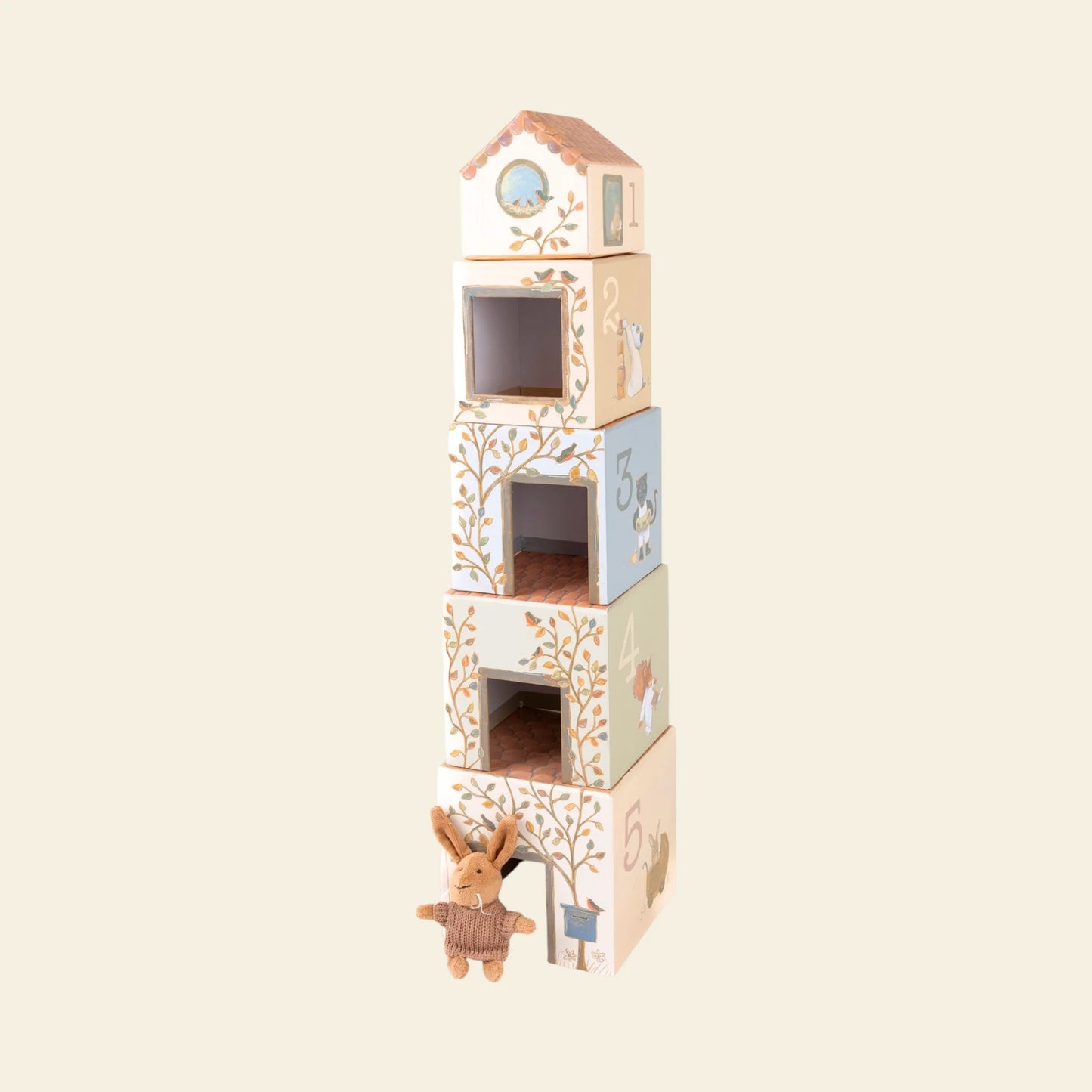Lenny das Kaninchen Würfelhaus - Karton - 3+ Jahre - Egmont Toys