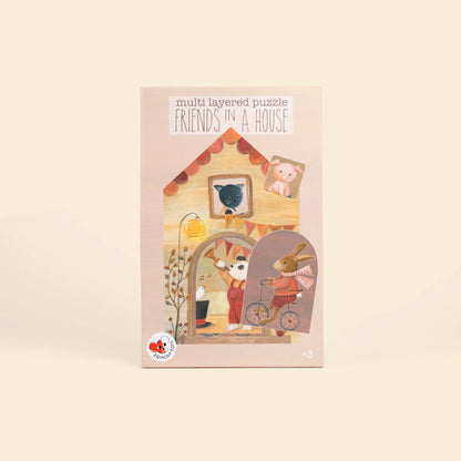 Multi-Layered Friends Puzzle - Lagenpuzzel voor kinderen - 3+ jaar - Egmont Toys