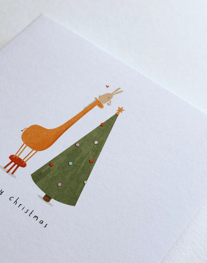 Set of 8 Christmas cards including envelopes and sticker sheet - Alijt