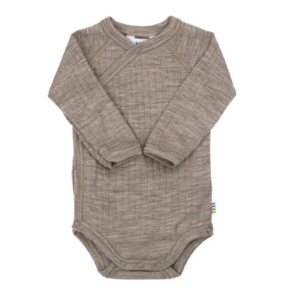 Wrap bodysuit - 100% merino wool - Joha