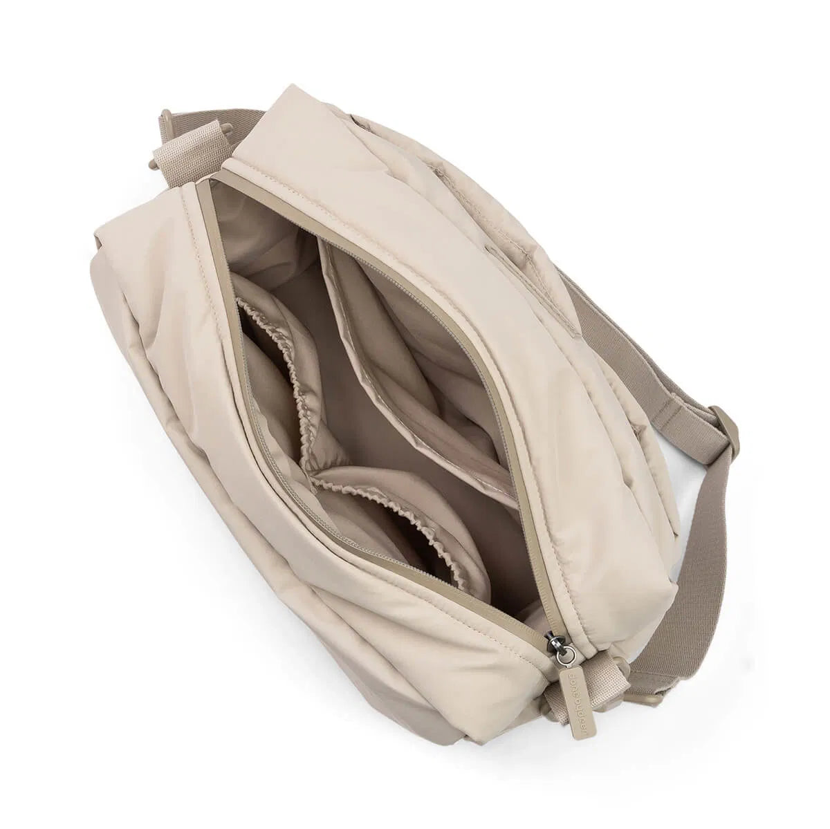 Gesteppte Wickeltasche - Sand - Done by Deer