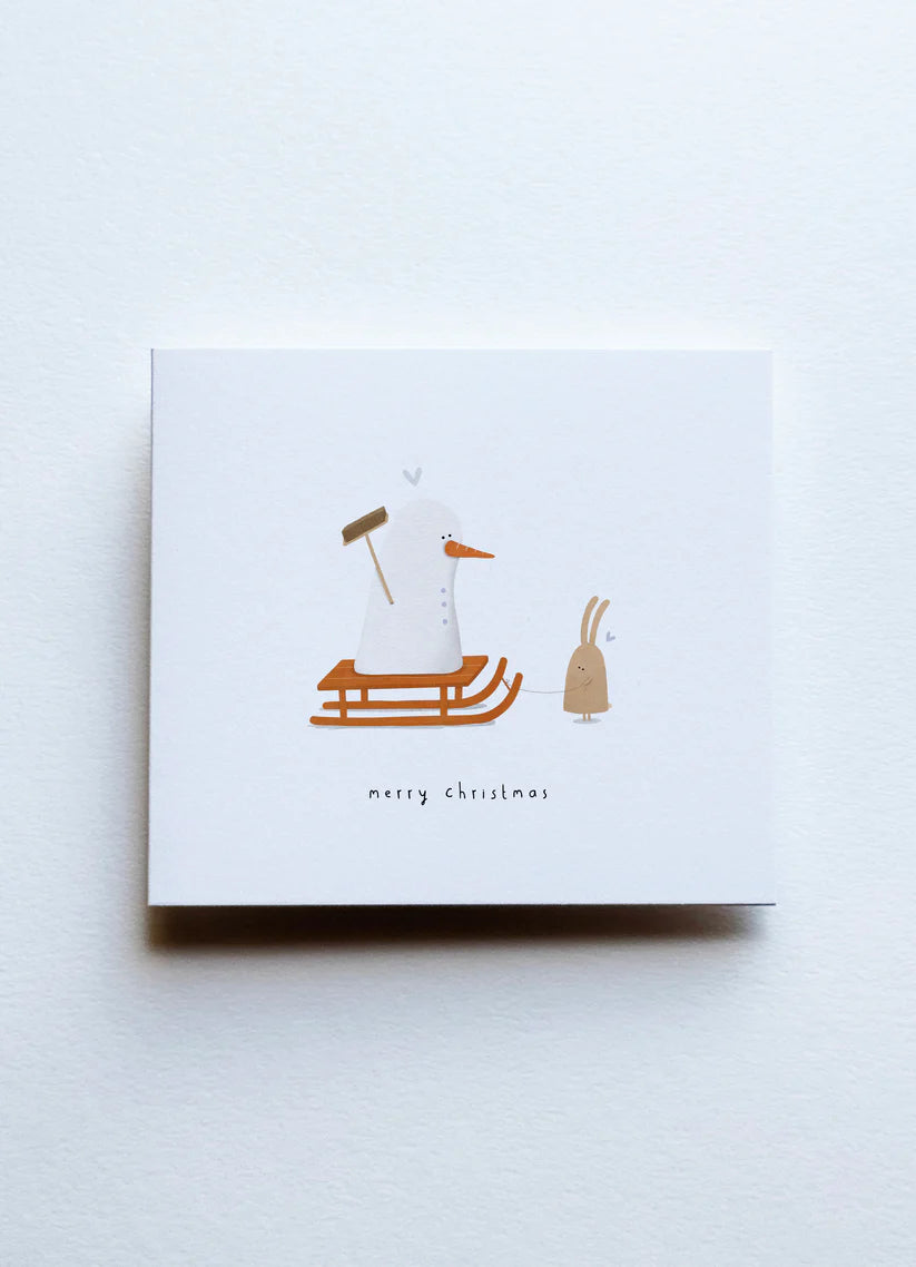 Set of 8 Christmas cards including envelopes and sticker sheet - Alijt