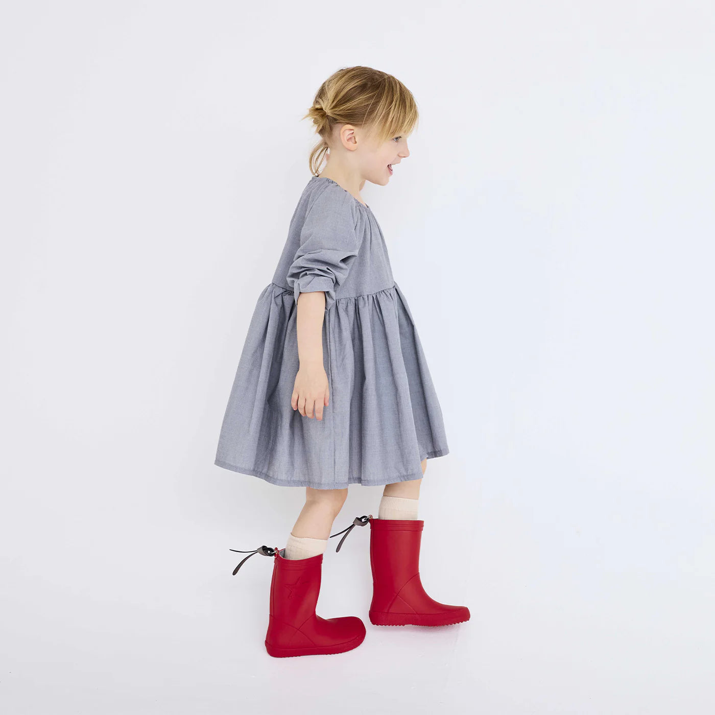 Naturkautschuk-Gummistiefel Star - Rot/Red - Bisgaard