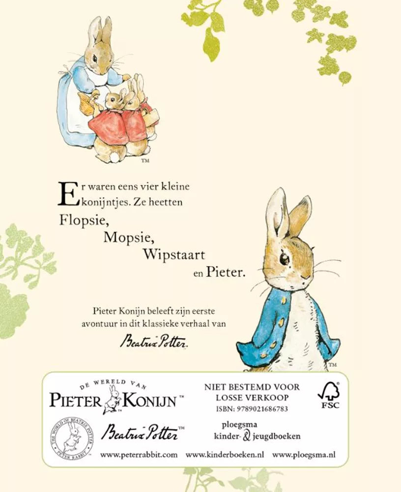 Pieter Konijn – Buch & Kuscheltier Geschenkset – 0+
