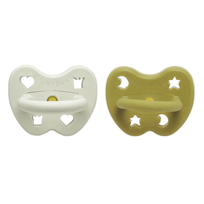 Schnuller - Naturkautschuk - 3-36 Monate - 2er-Pack - Rund - Hevea