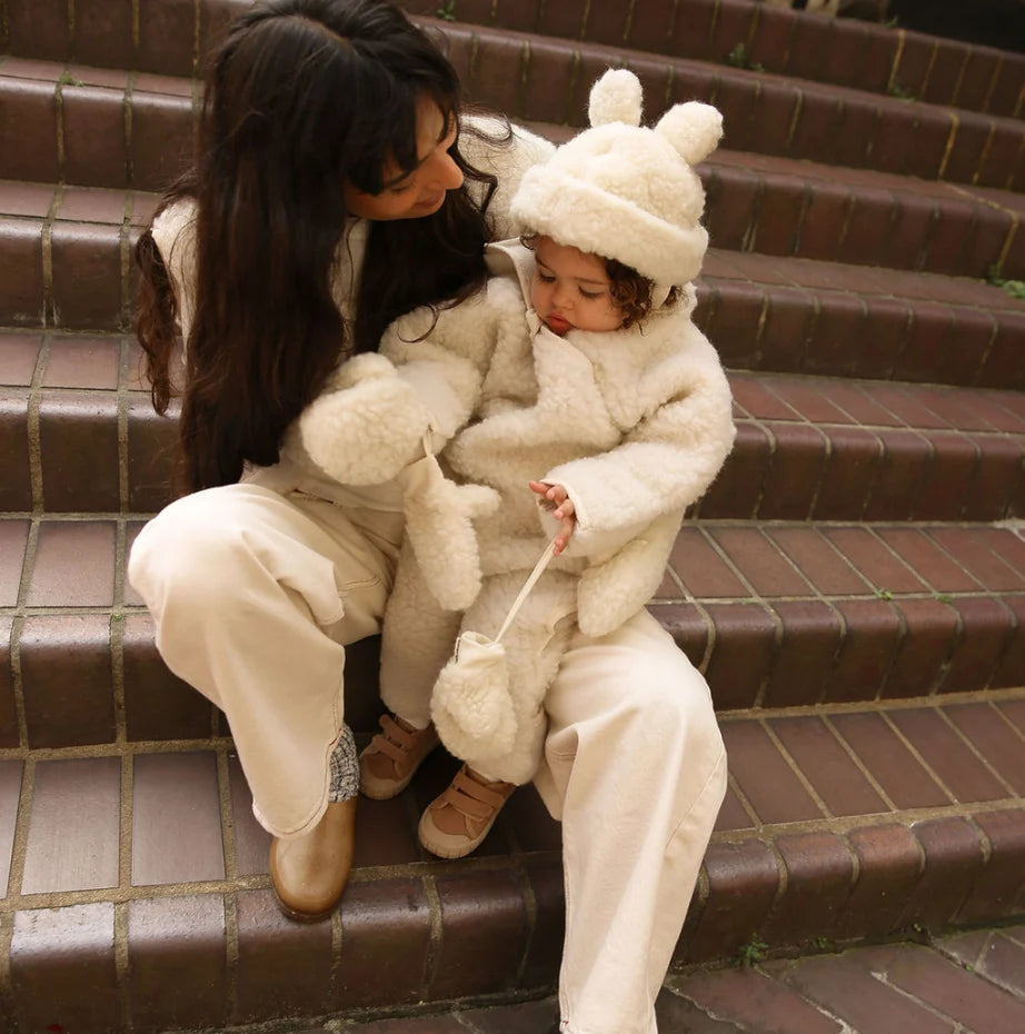Merino Snugglesuit – Wollen babyoverall van - 100% merinowol – BINIBAMBA