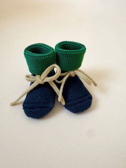 Booties – Babyschuhe – Merinowolle – HVID