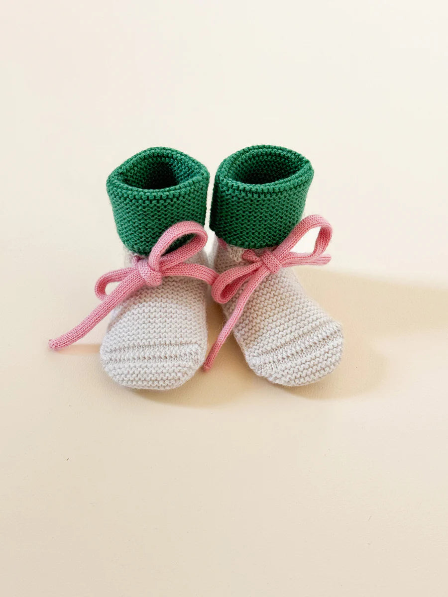 Booties – Babyschuhe – Merinowolle – HVID