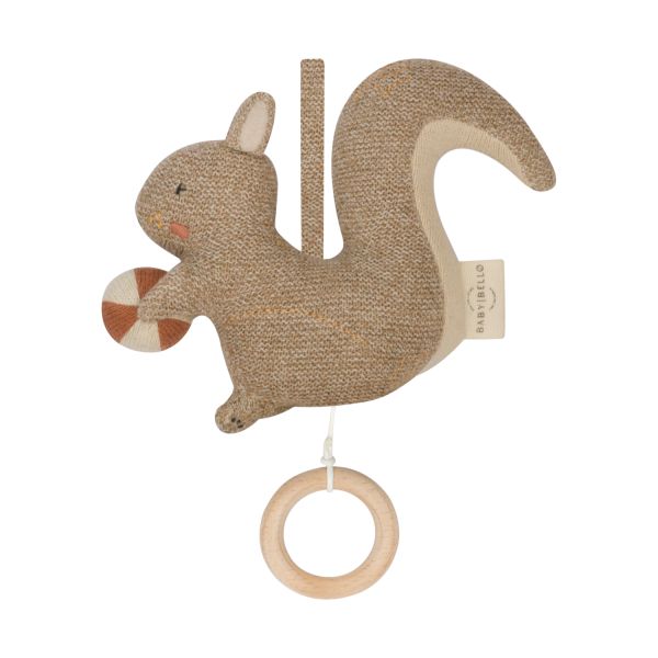Eichhörnchen Sully - Musikmobile - Bio-Baumwolle - Baby Bello