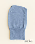 Balaclava Eddy - 100% extra fine Italiaanse merino wol - HVID