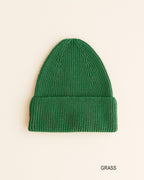 Beanie Fonzie Kids - 100% extra fine Italiaanse merino wol - HVID