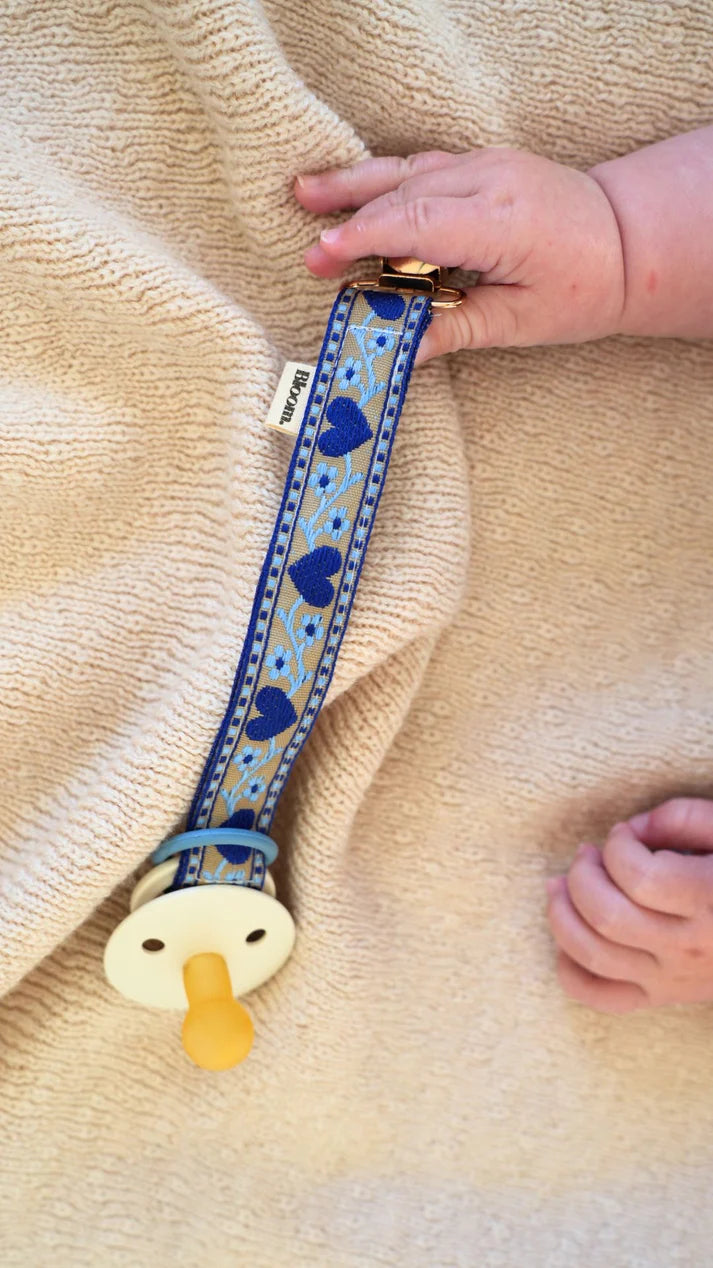 Schnullerkette Dublin - Handgemacht - Baby Bloom Clips
