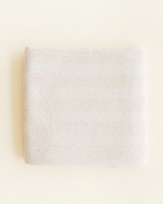 Deken Freddie - 70 x 100 cm - 100% extra fine Italiaanse merino wol - Hvid
