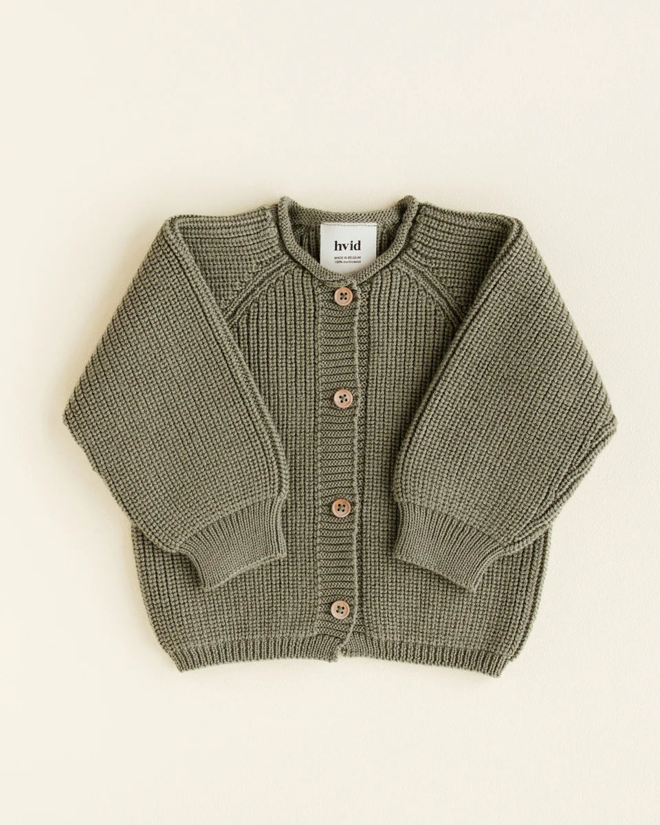 Knitted cardigan Inga - Seamless cardigan – Merino wool – HVID