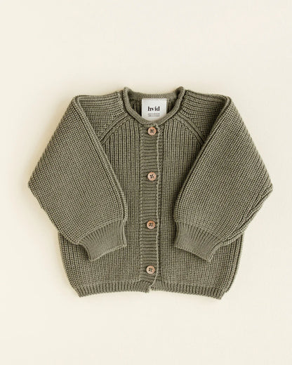 Knitted cardigan Inga - Seamless cardigan – Merino wool – HVID