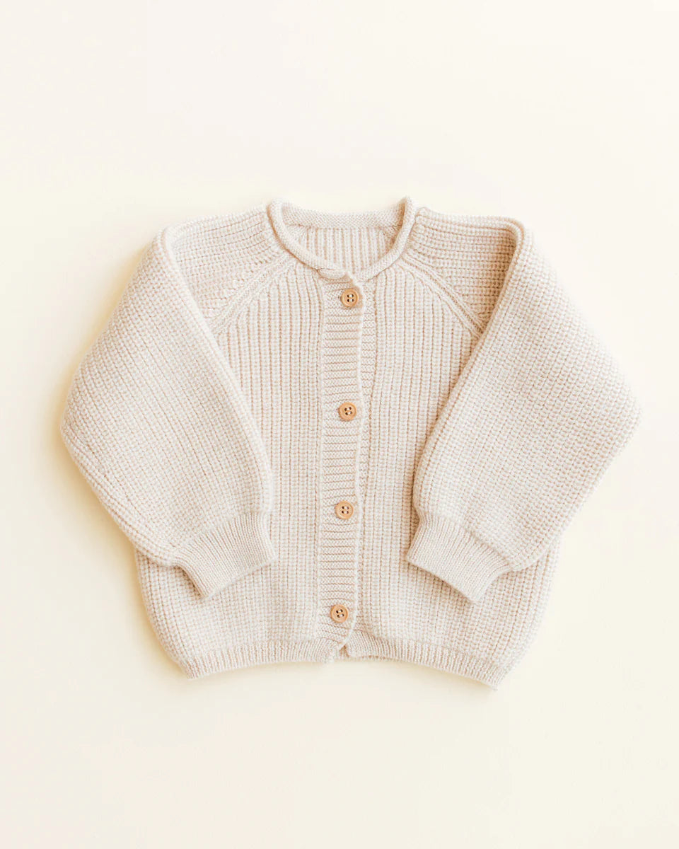 Knitted cardigan Inga - Seamless cardigan – Merino wool – HVID