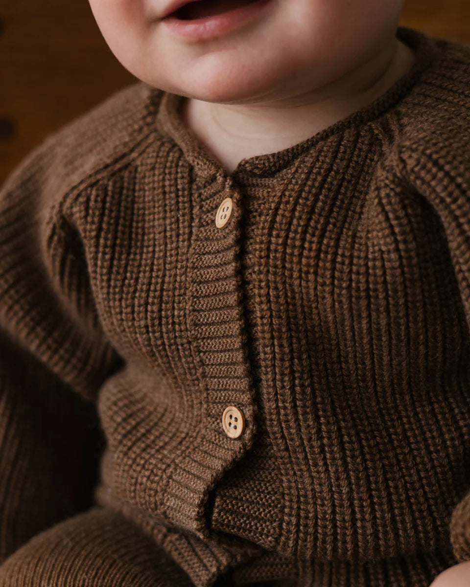 Knitted cardigan Inga - Seamless cardigan – Merino wool – HVID