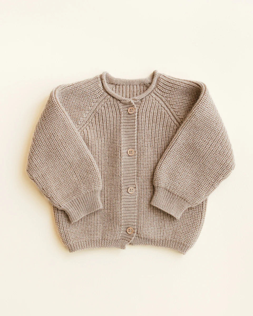 Knitted cardigan Inga - Seamless cardigan – Merino wool – HVID