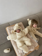 Merino Snugglesuit – Wollen babyoverall van - 100% merinowol – BINIBAMBA
